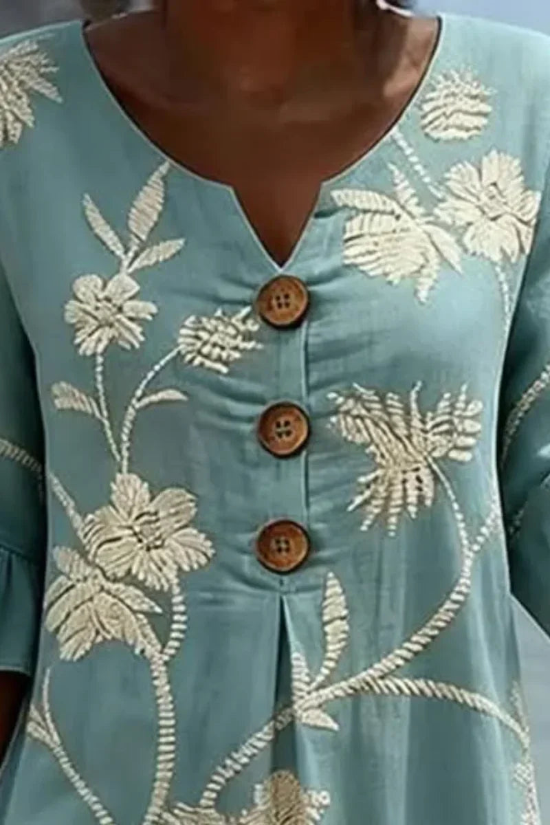 Magdalena - Vestido midi floral elegante