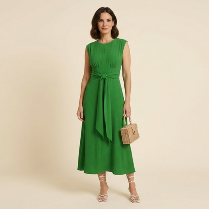 Neus - Vestido elegante sin mangas con cintura ajustable