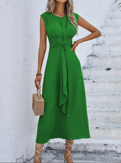 Neus - Vestido elegante sin mangas con cintura ajustable