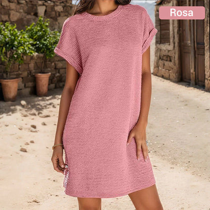 Gemma - Vestido de corte holgado con bolsillos