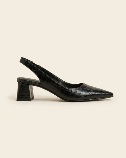 Olga - Zapatos con tacón cuadrado elegante