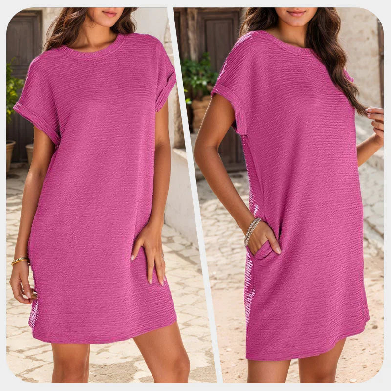 Gemma - Vestido de corte holgado con bolsillos