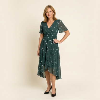 Úrsula - Vestido midi especial de manga corta