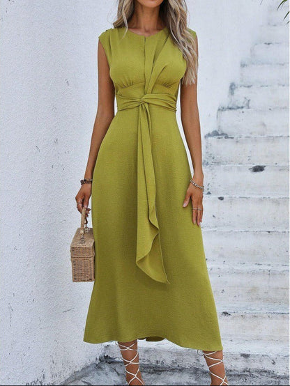 Neus - Vestido elegante sin mangas con cintura ajustable