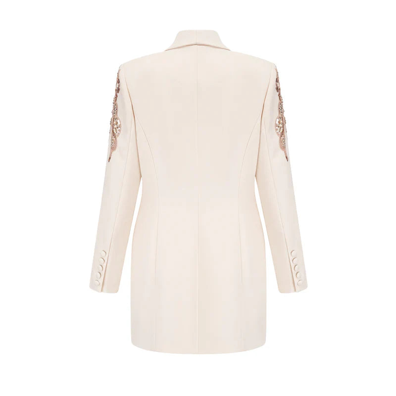 Elena - Vestido blazer adornado con lentejuelas