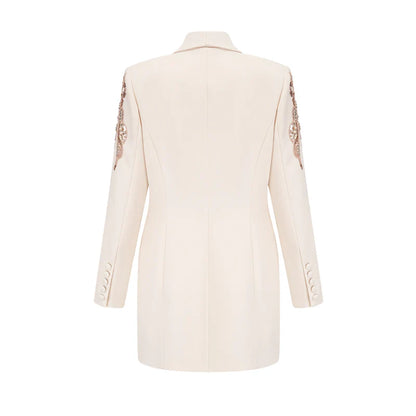 Elena - Vestido blazer adornado con lentejuelas