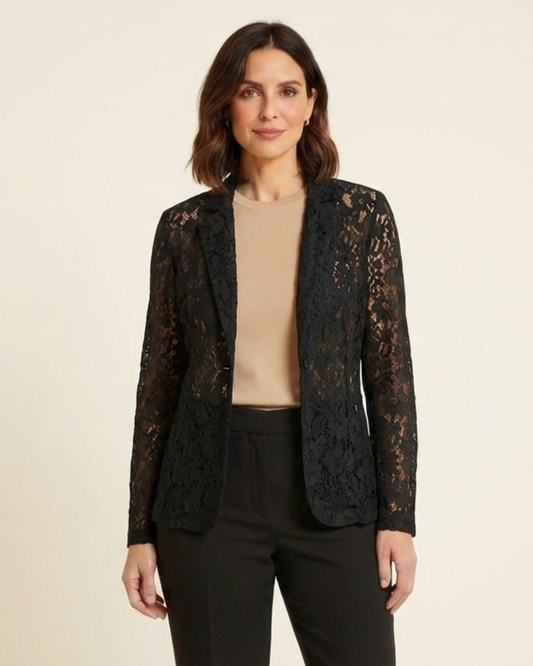 Ariadna - Blazer de encaje floral