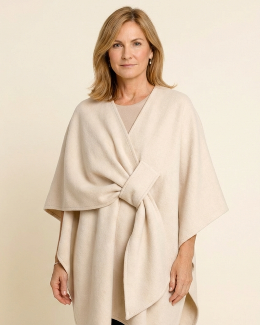 Olea - Elegante poncho bufanda