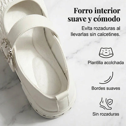 Nora - Mary Janes de plataforma transpirables y cómodas