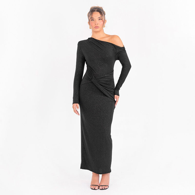 Wanda - Vestido maxi brillante