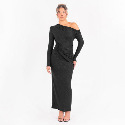 Wanda - Vestido maxi brillante