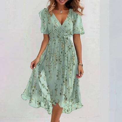 Úrsula - Vestido midi especial de manga corta