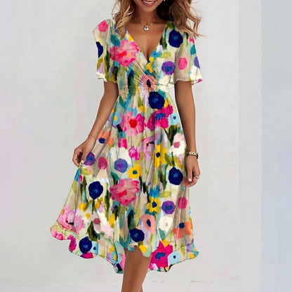 Úrsula - Vestido midi especial de manga corta
