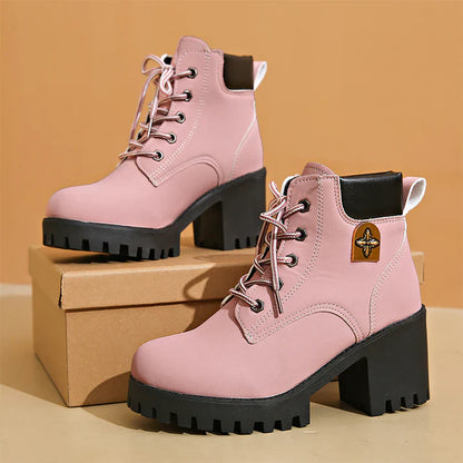 Emma | Botines de tacón con plataforma
