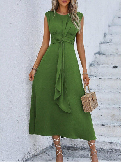 Neus - Vestido elegante sin mangas con cintura ajustable