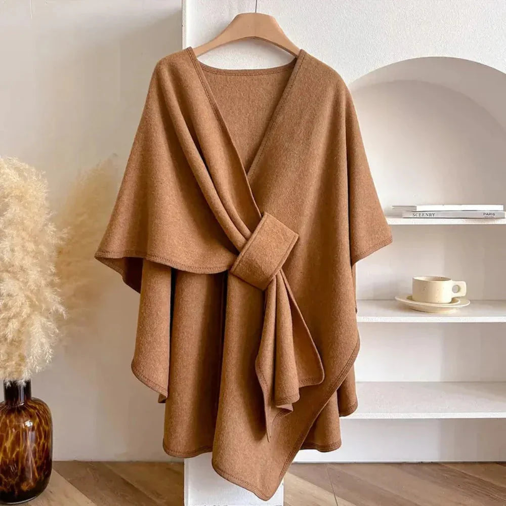 Olea - Elegante poncho bufanda