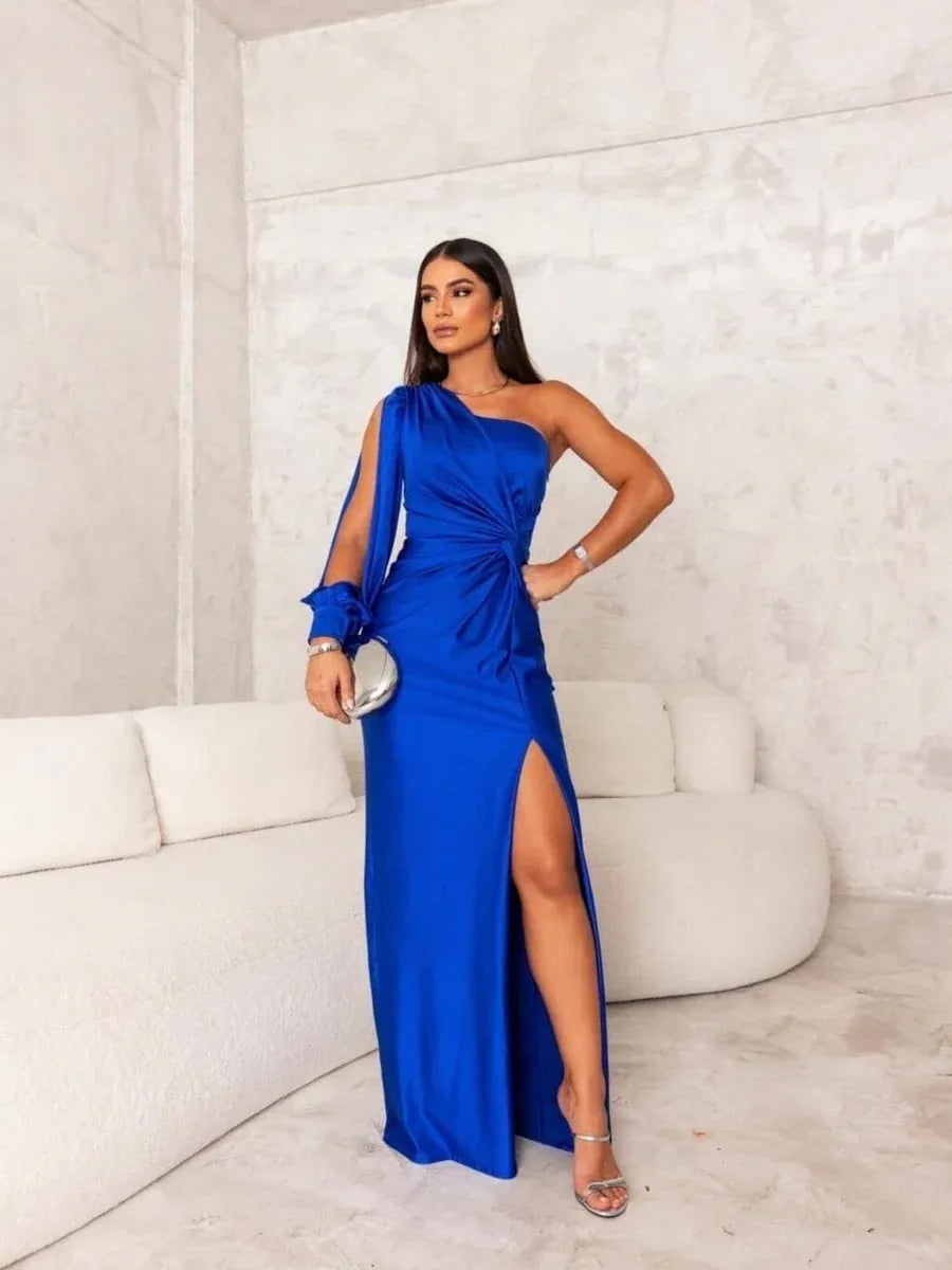 Hilda - Vestido de gala asimétrico