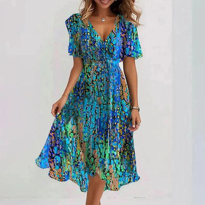 Úrsula - Vestido midi especial de manga corta