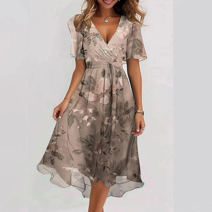 Úrsula - Vestido midi especial de manga corta