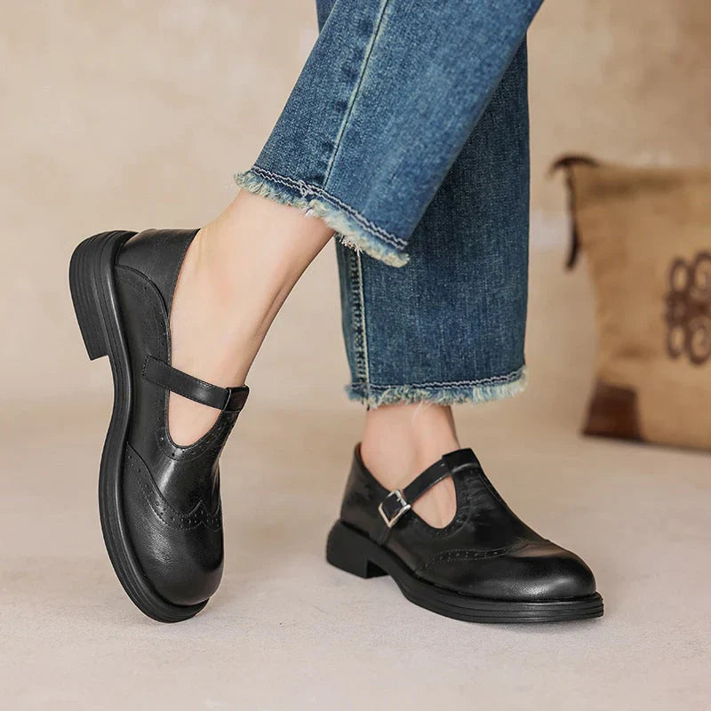 Leire - Elegante zapato de piel