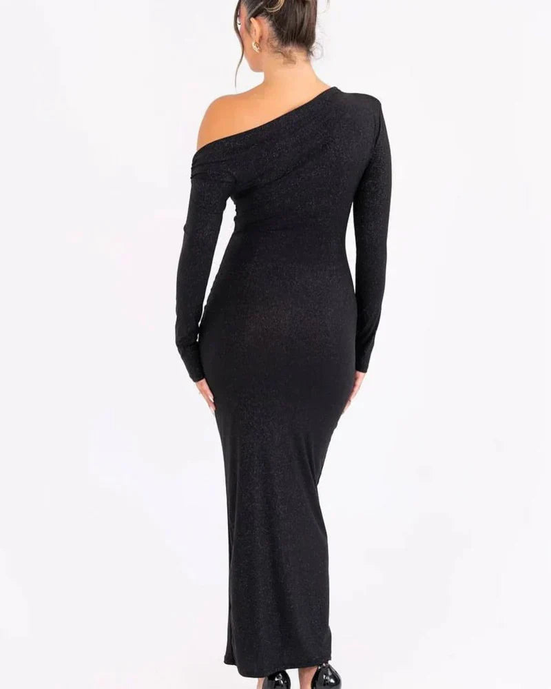 Wanda - Vestido maxi brillante