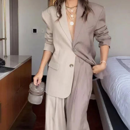 Noelia - Conjunto holgado bicolor
