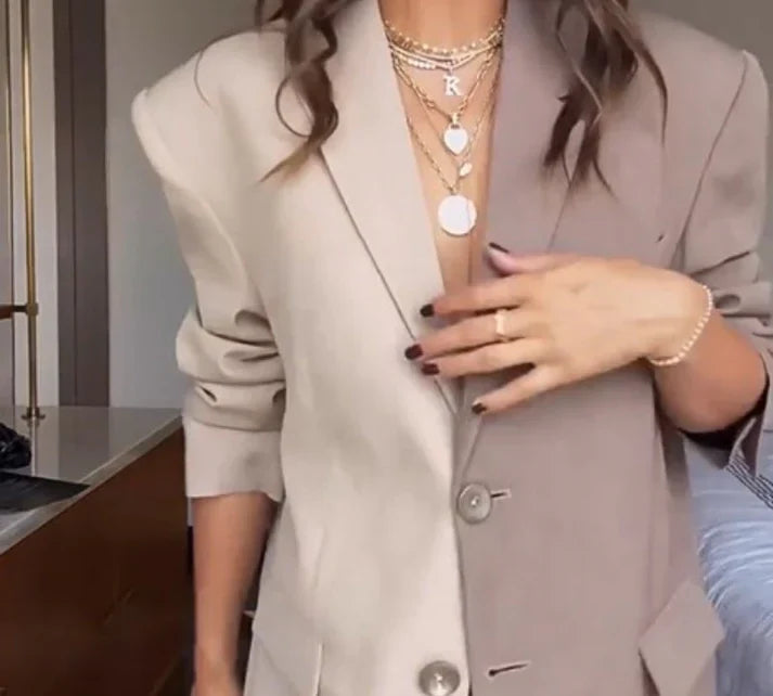 Noelia - Conjunto holgado bicolor