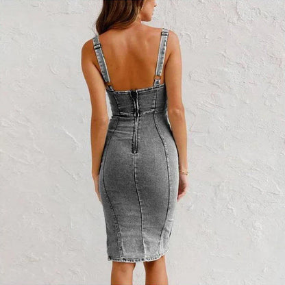 Vanessa - Vestido vaquero casual